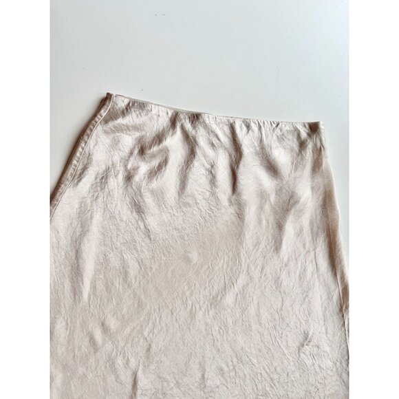 Aritzia BABATON Denude Ivory Satin Mini Slip Skirt, Size 8 - Picture 7 of 15